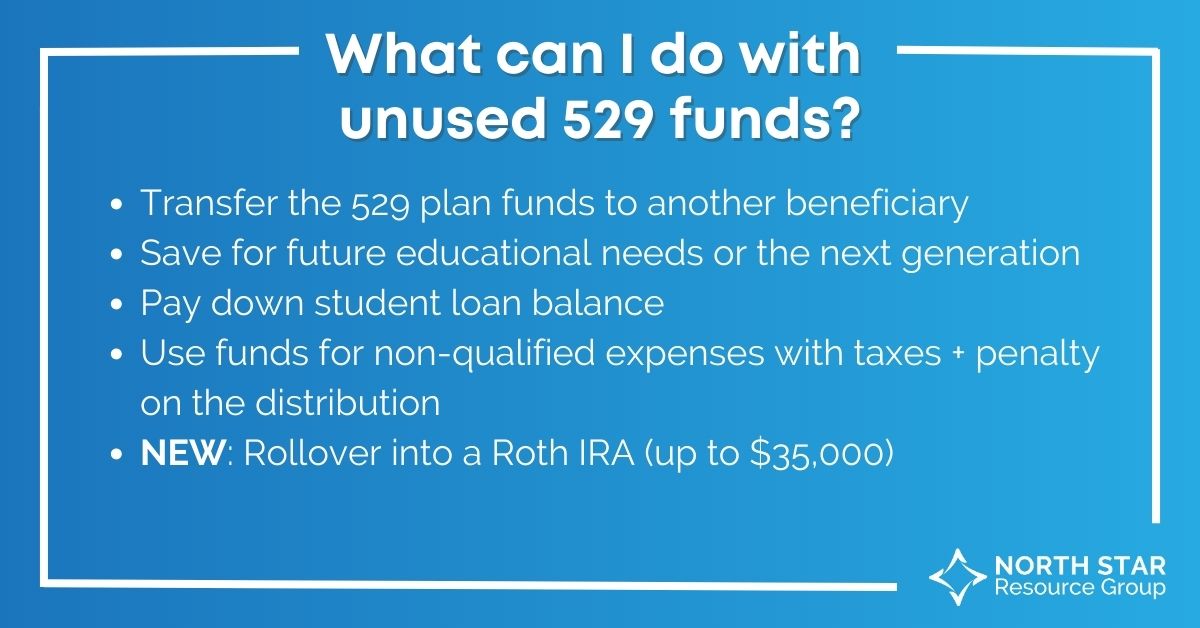 What can I do with unused 259 funds?
