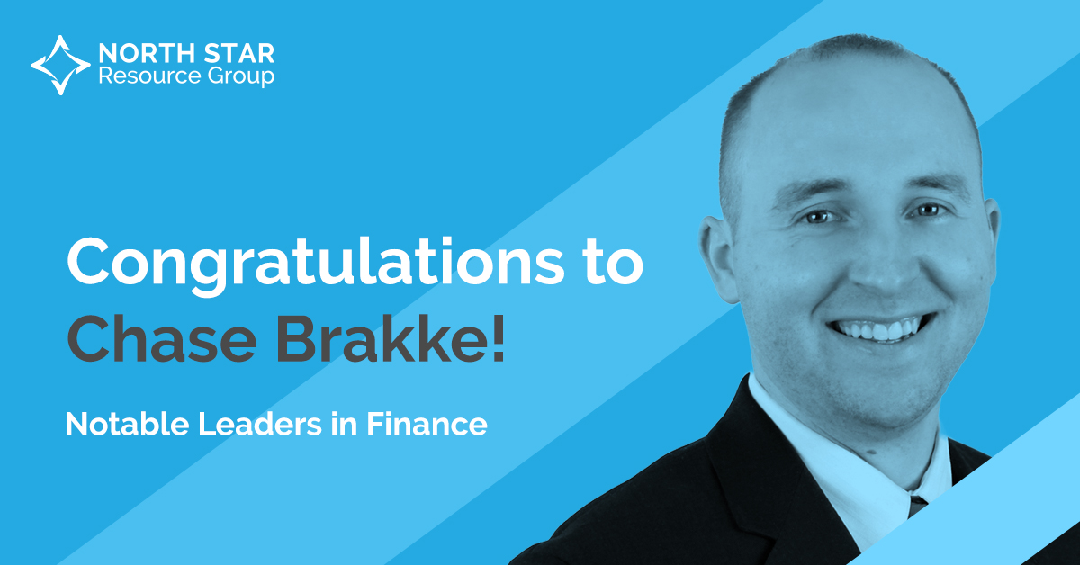 Chase Brakke named Notable Leader in Finance
